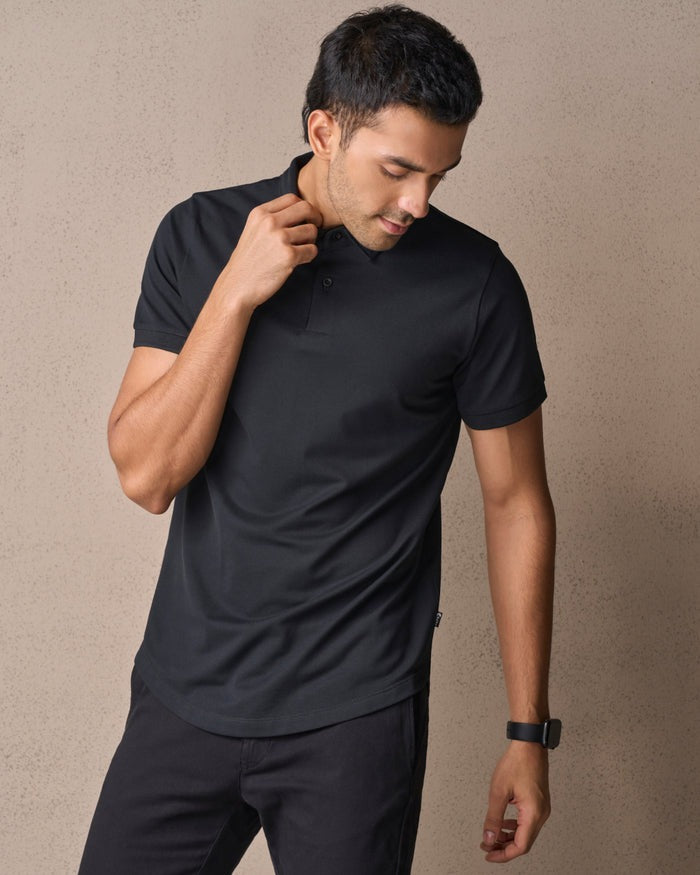 LooFoN Polo Black Sun T-shirt