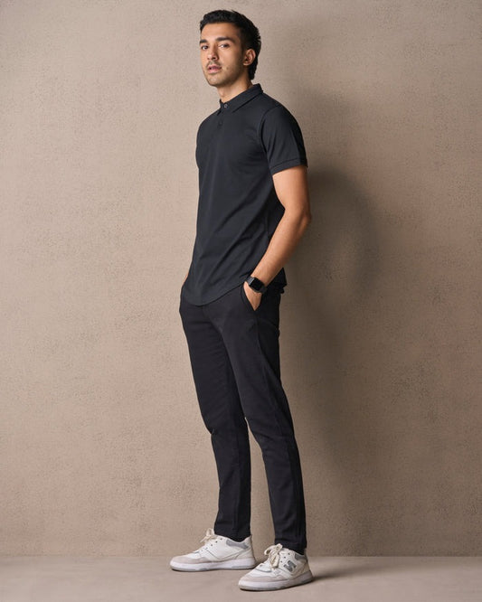 LooFoN Polo Black Sun T-shirt