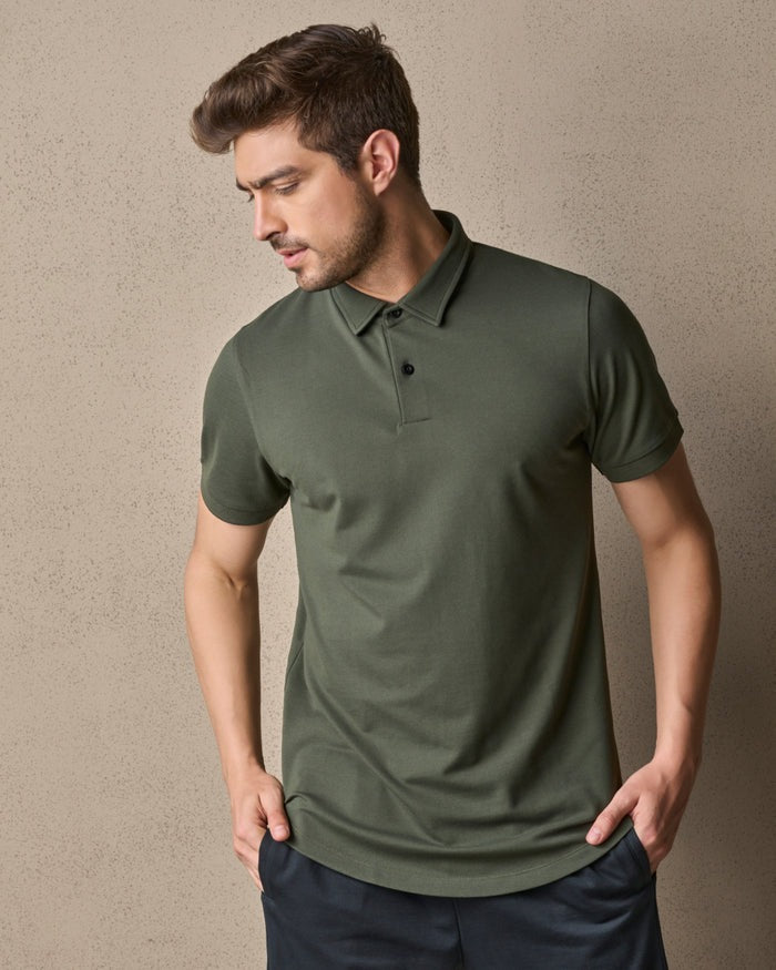 LooFoN Polo Seaweed T-shirt