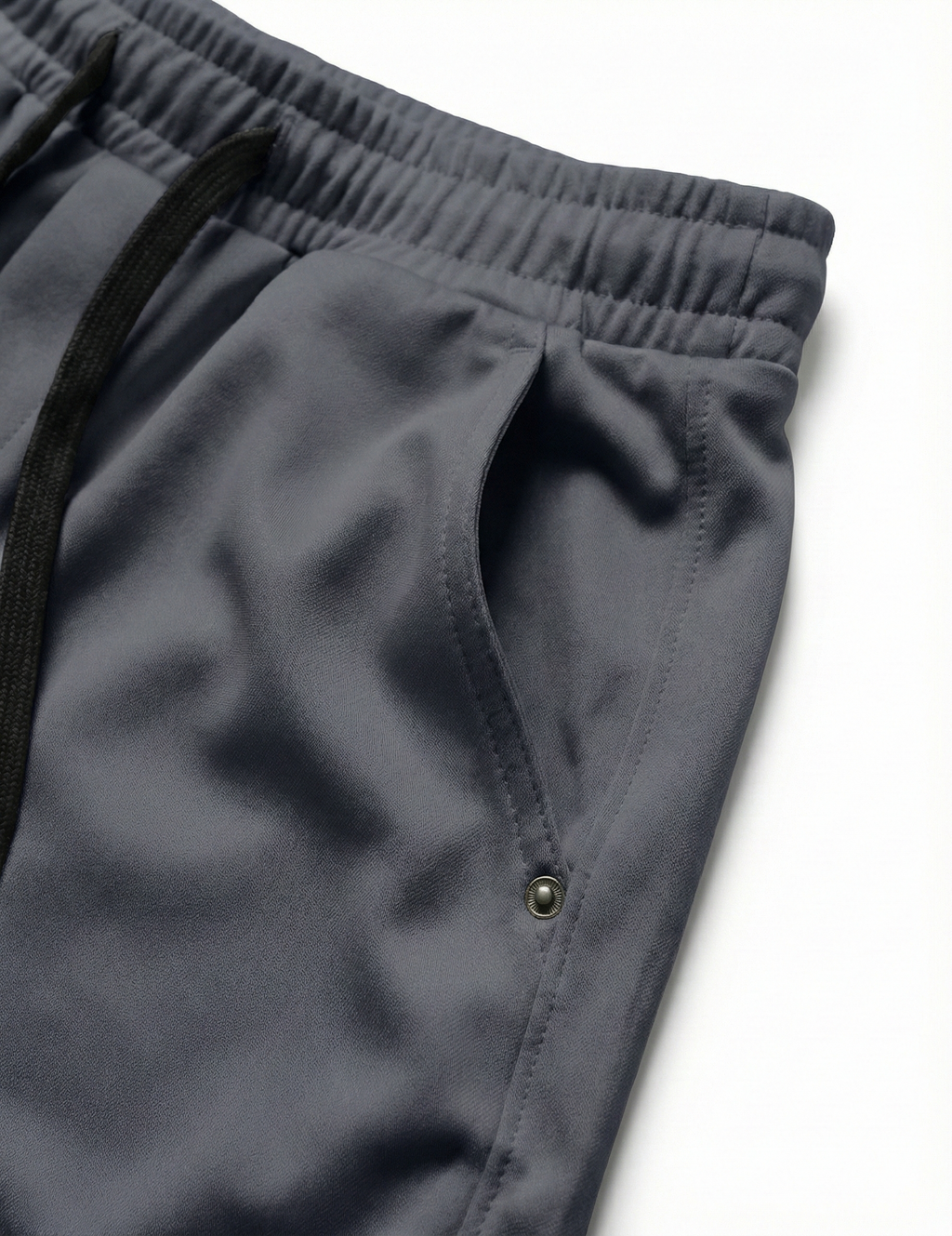 Premium Soft Twill | Slim Fit Tapered Trousers - Dark Grey