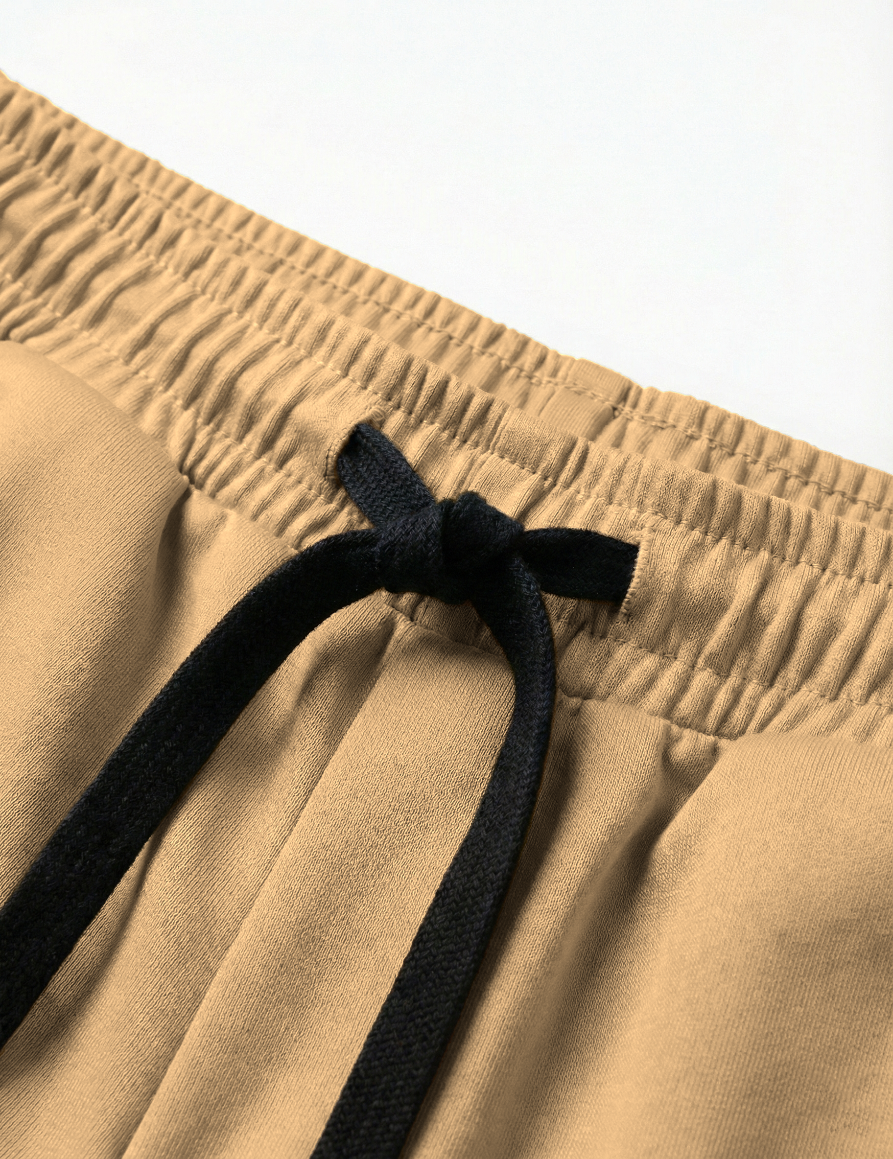 Premium Soft Twill | Slim Fit Tapered Trousers - Khaki