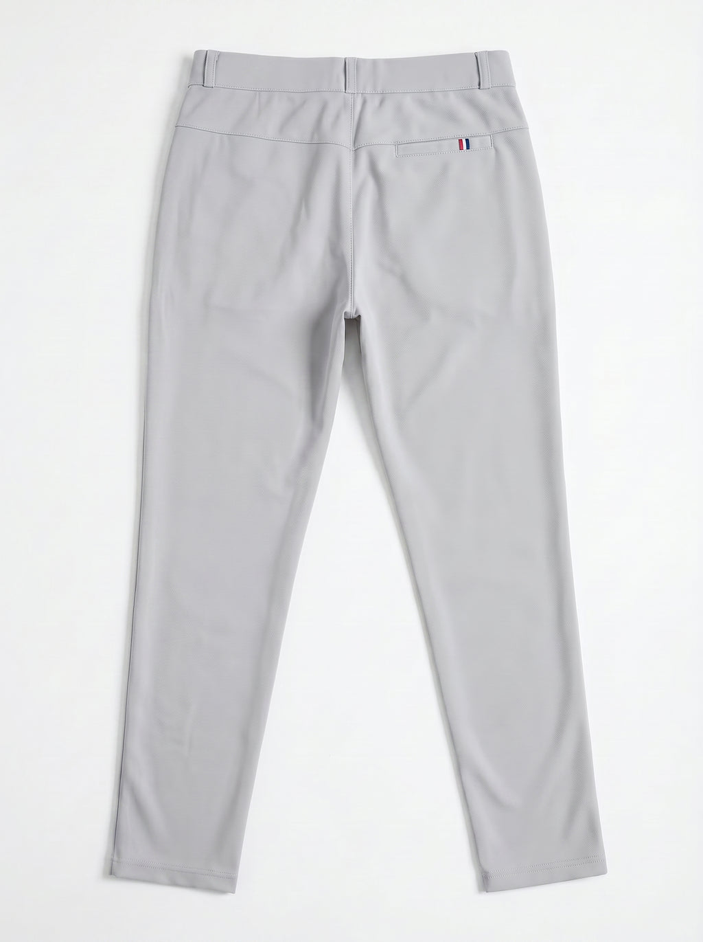 Urban Luxe Structured Slim-Fit Trousers – Stone Grey