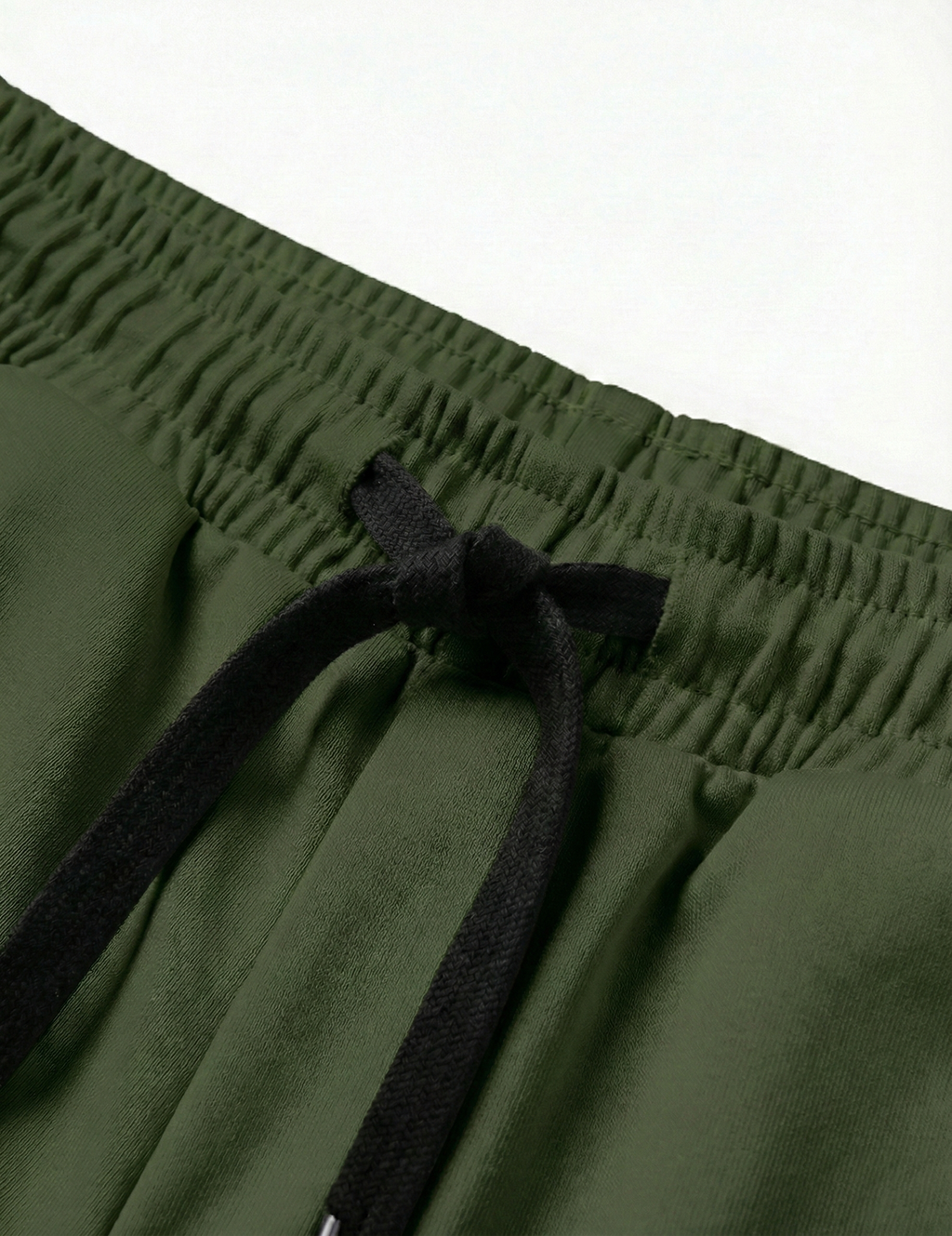 Premium Soft Twill | Slim Fit Tapered Trousers - Olive Green