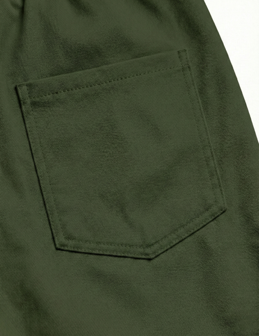Urban Twill Cargo Jogger | Tapered Fit Utility Pants - Olive Green