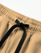 Urban Twill Cargo Jogger | Tapered Fit Utility Pants - Khaki