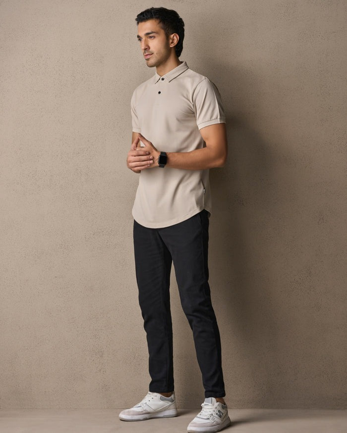 LooFoN Polo Alabaster T-shirt