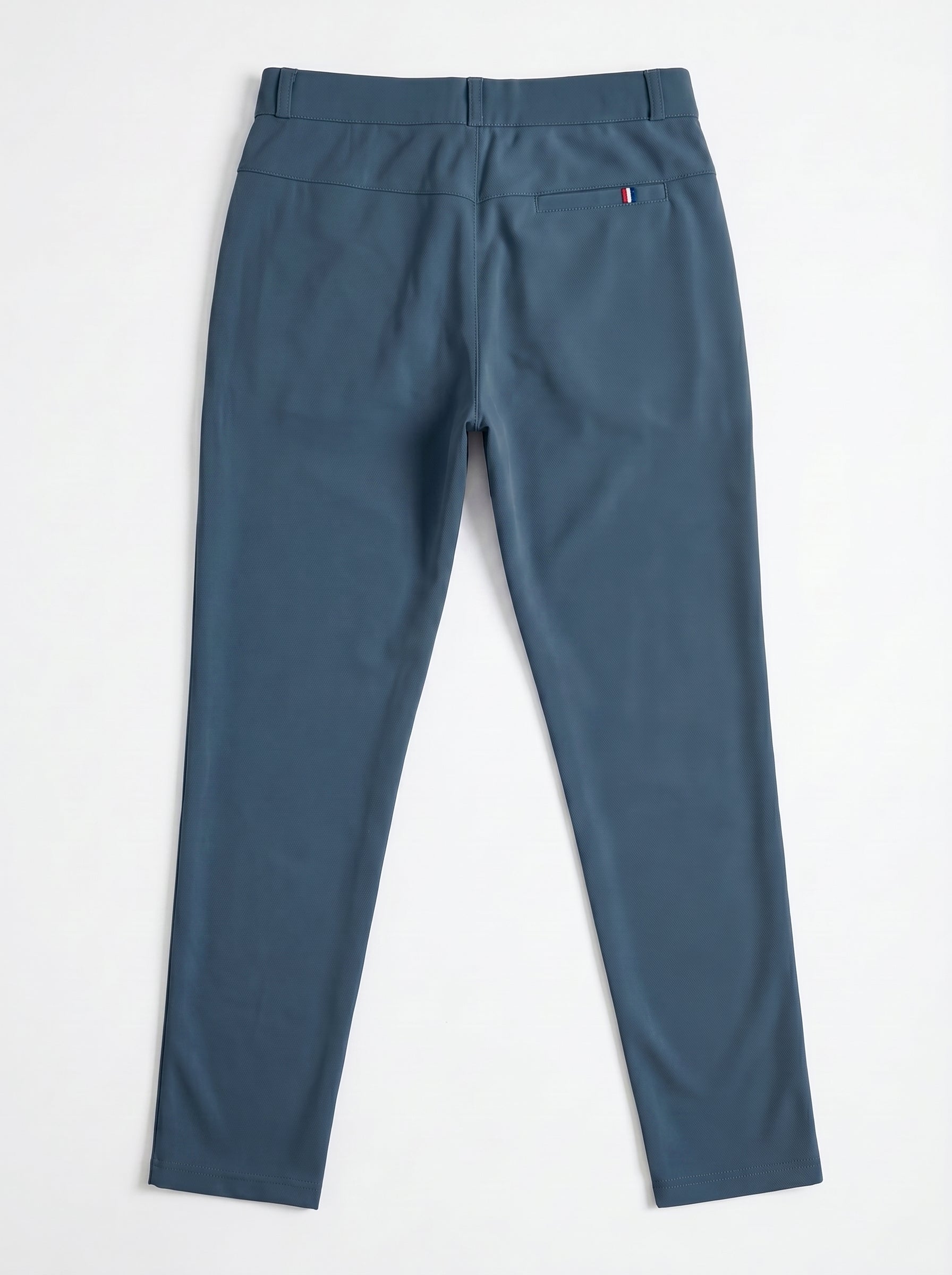 Urban Luxe Structured Slim-Fit Trousers – Slate Grey