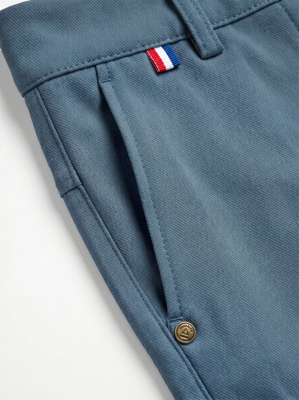 Urban Luxe Structured Slim-Fit Trousers – Slate Grey