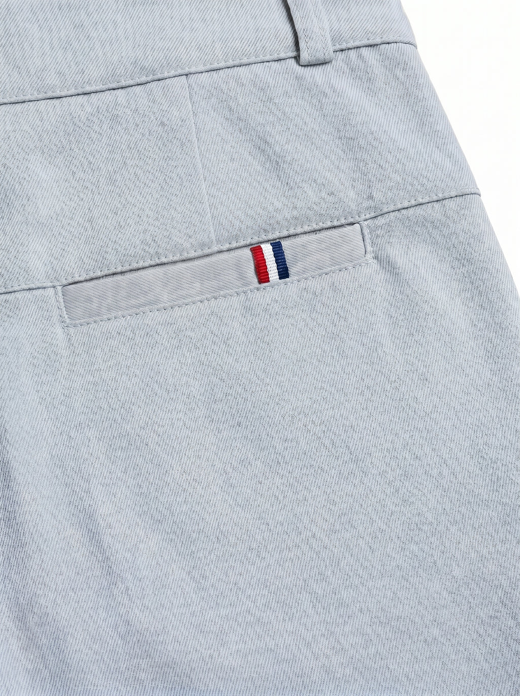 Urban Luxe Structured Slim-Fit Trousers – Stone Grey