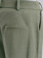 Uptown Textured Trouser | Tailored Straight Fit - Pistachio