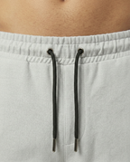 Premium Soft Twill | Slim Fit Tapered Trousers - Mist Grey