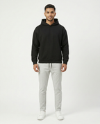 Premium Soft Twill | Slim Fit Tapered Trousers - Mist Grey