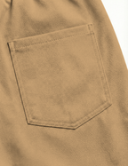 Urban Twill Cargo Jogger | Tapered Fit Utility Pants - Khaki