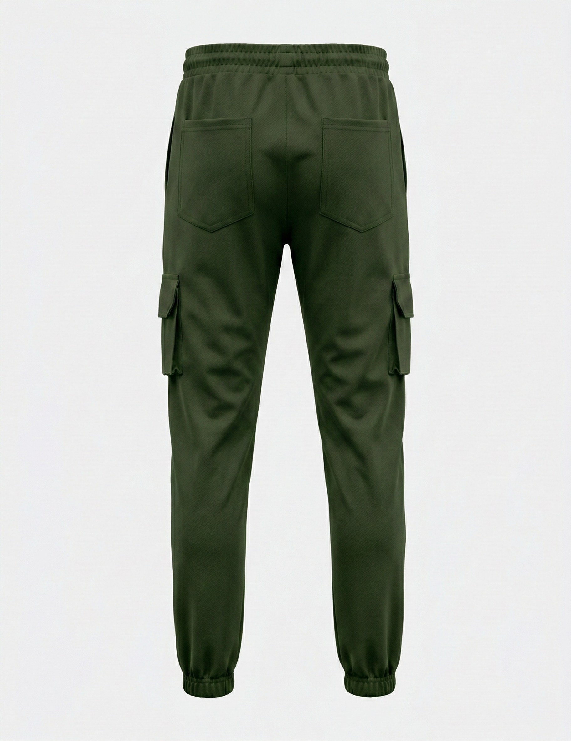 Urban Twill Cargo Jogger | Tapered Fit Utility Pants - Olive Green