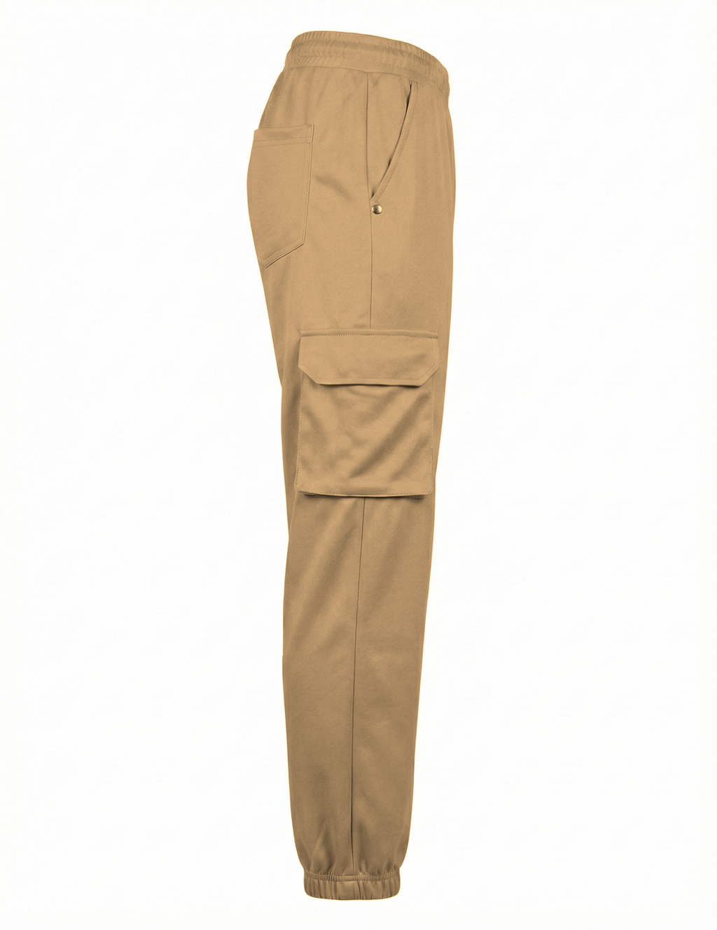 Urban Twill Cargo Jogger | Tapered Fit Utility Pants - Khaki