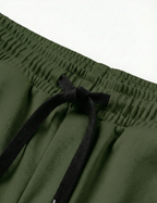 Urban Twill Cargo Jogger | Tapered Fit Utility Pants - Olive Green