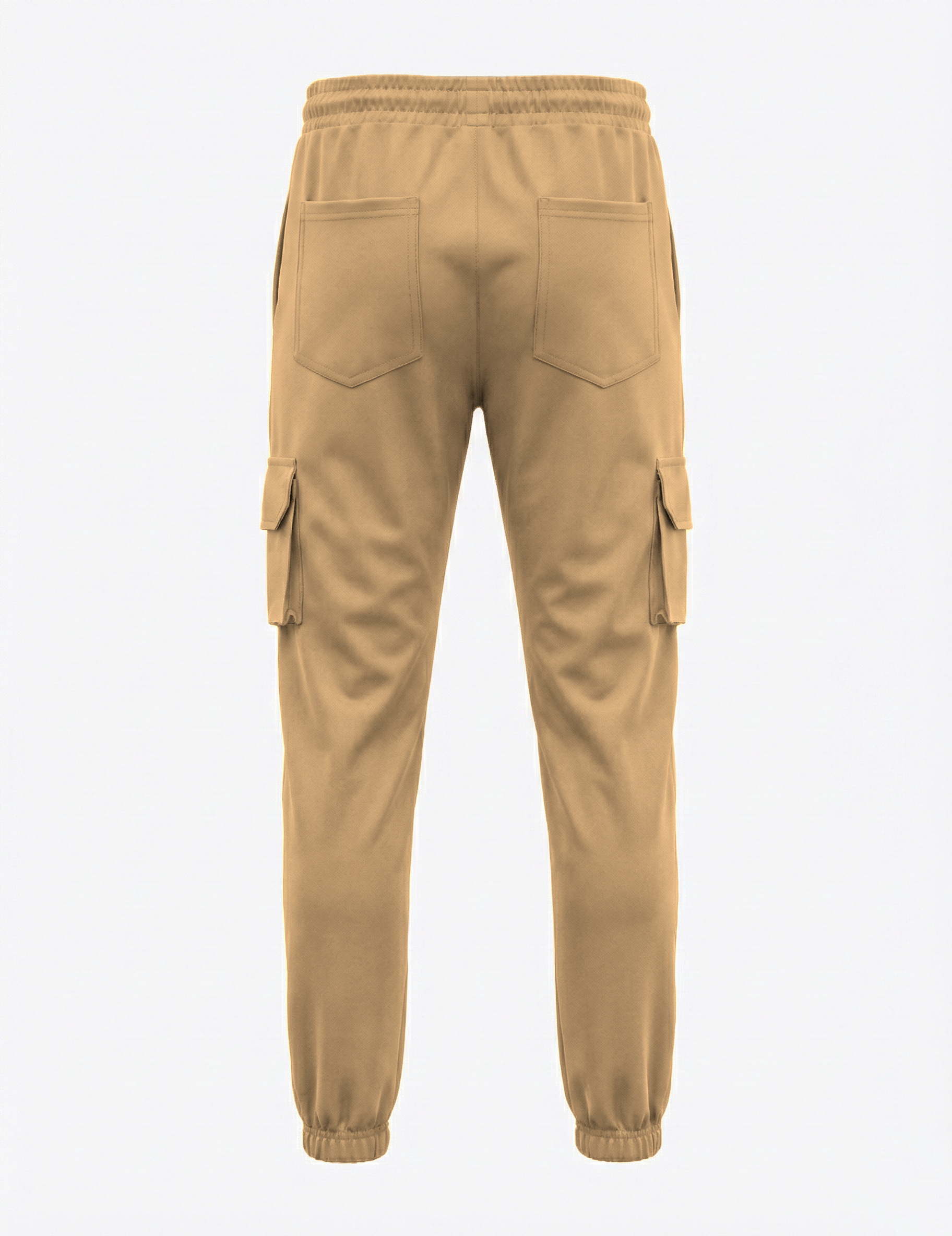 Urban Twill Cargo Jogger | Tapered Fit Utility Pants - Khaki