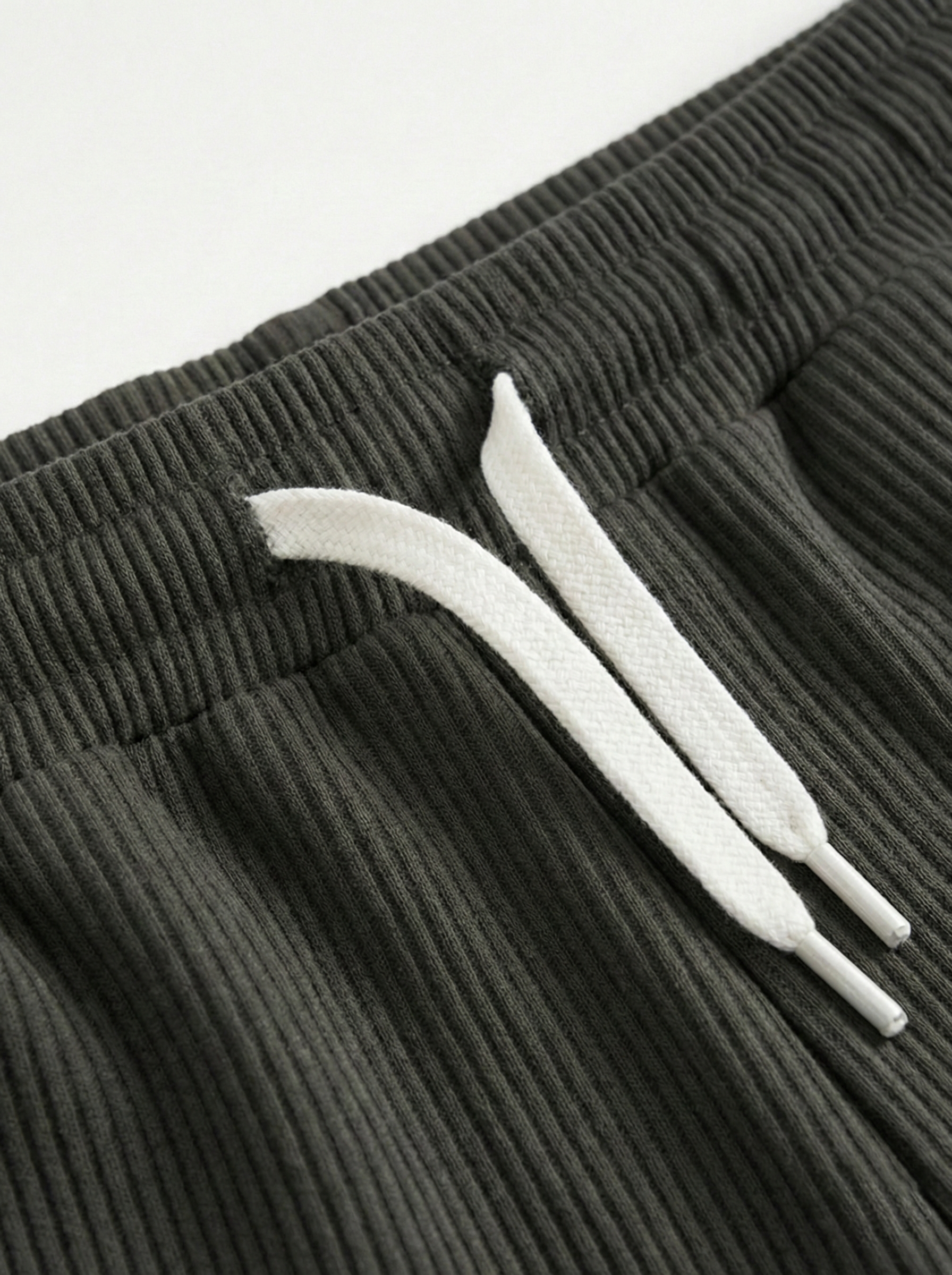 Urban Soft Cord Cargo | Baggy Fit Wide Leg Trousers - Charcoal