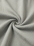 Urban Soft Ribbed Trousers | Baggy Fit Wide Leg - Light Grey