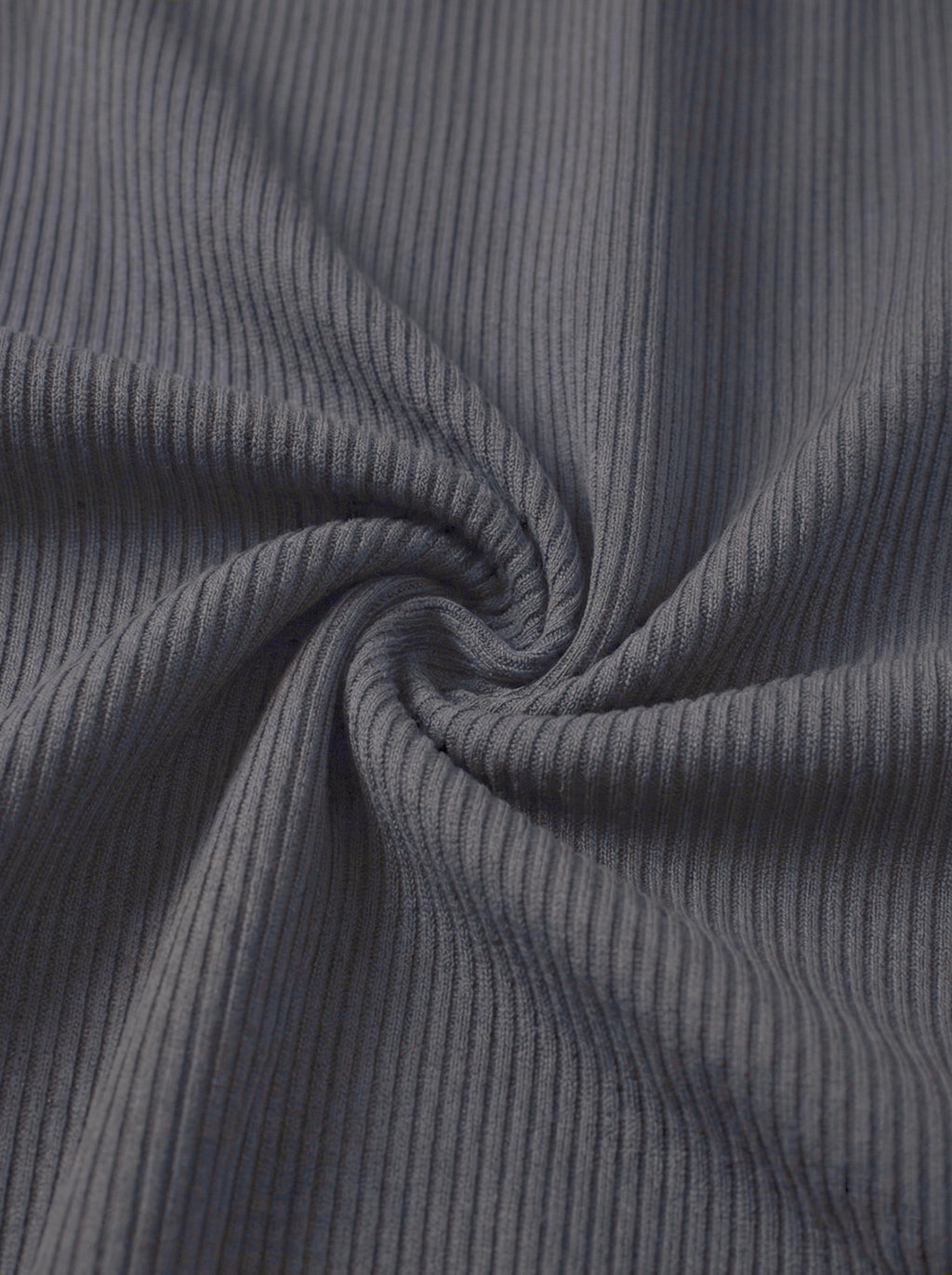 Urban Soft Ribbed Trousers | Baggy Fit Wide Leg - Dark Grey
