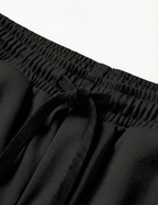 Urban Twill Cargo Jogger | Tapered Fit Utility Pants - Jet Black