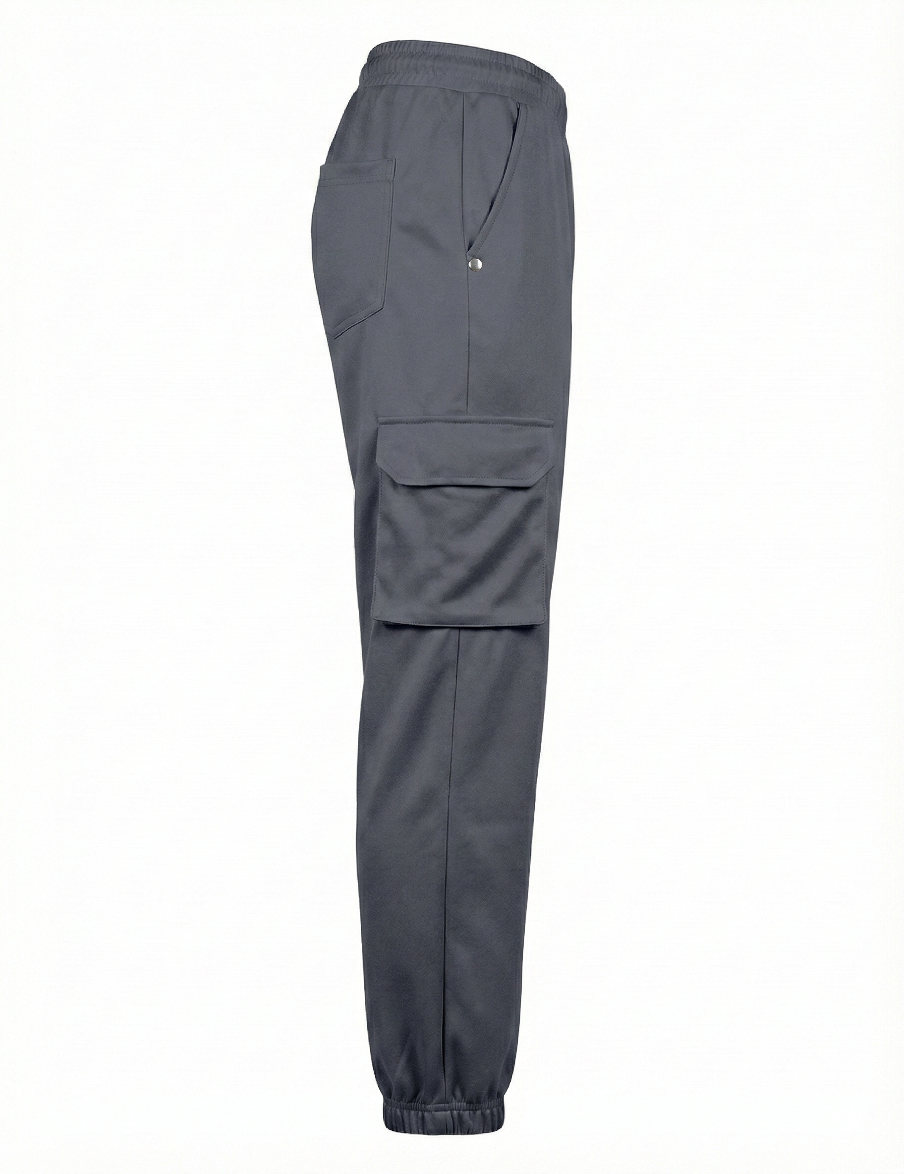 Urban Twill Cargo Jogger | Tapered Fit Utility Pants - Charcoal Grey