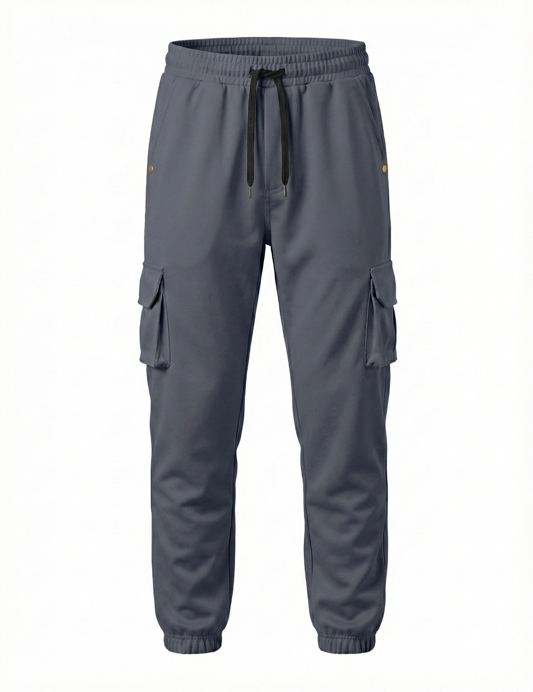 Urban Twill Cargo Jogger | Tapered Fit Utility Pants - Charcoal Grey