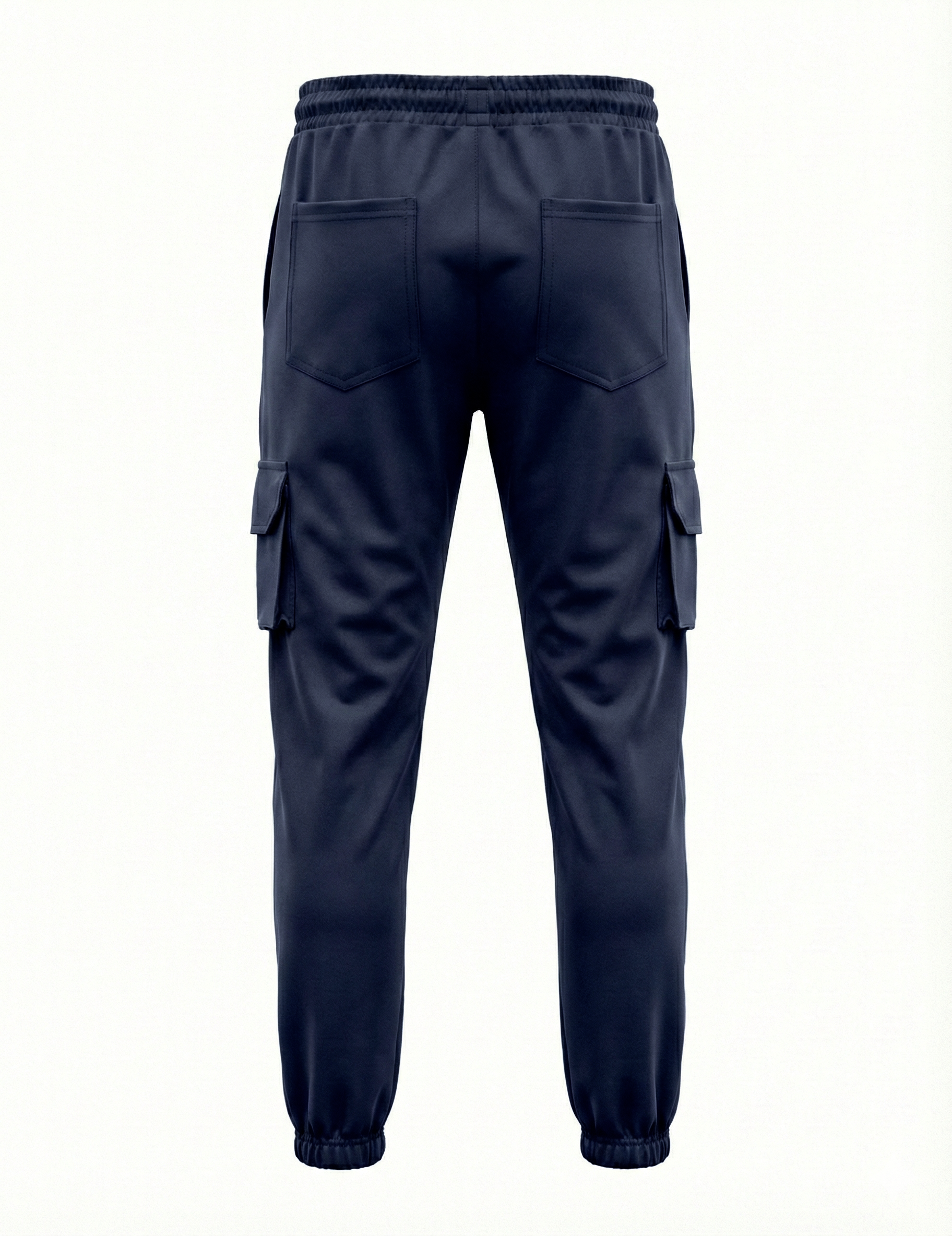 Urban Twill Cargo Jogger | Tapered Fit Utility Pants - Midnight Blue