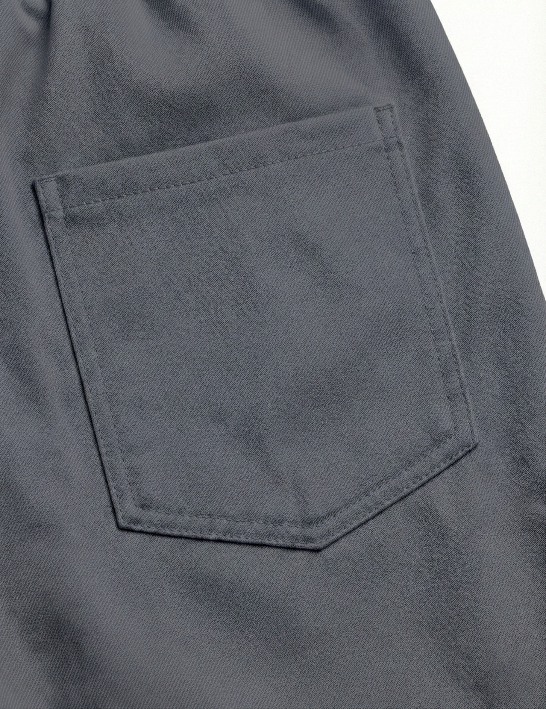 Urban Twill Cargo Jogger | Tapered Fit Utility Pants - Charcoal Grey
