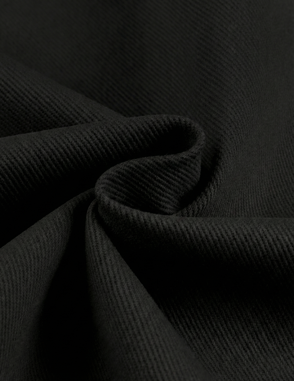 Urban Twill Cargo Jogger | Tapered Fit Utility Pants - Jet Black