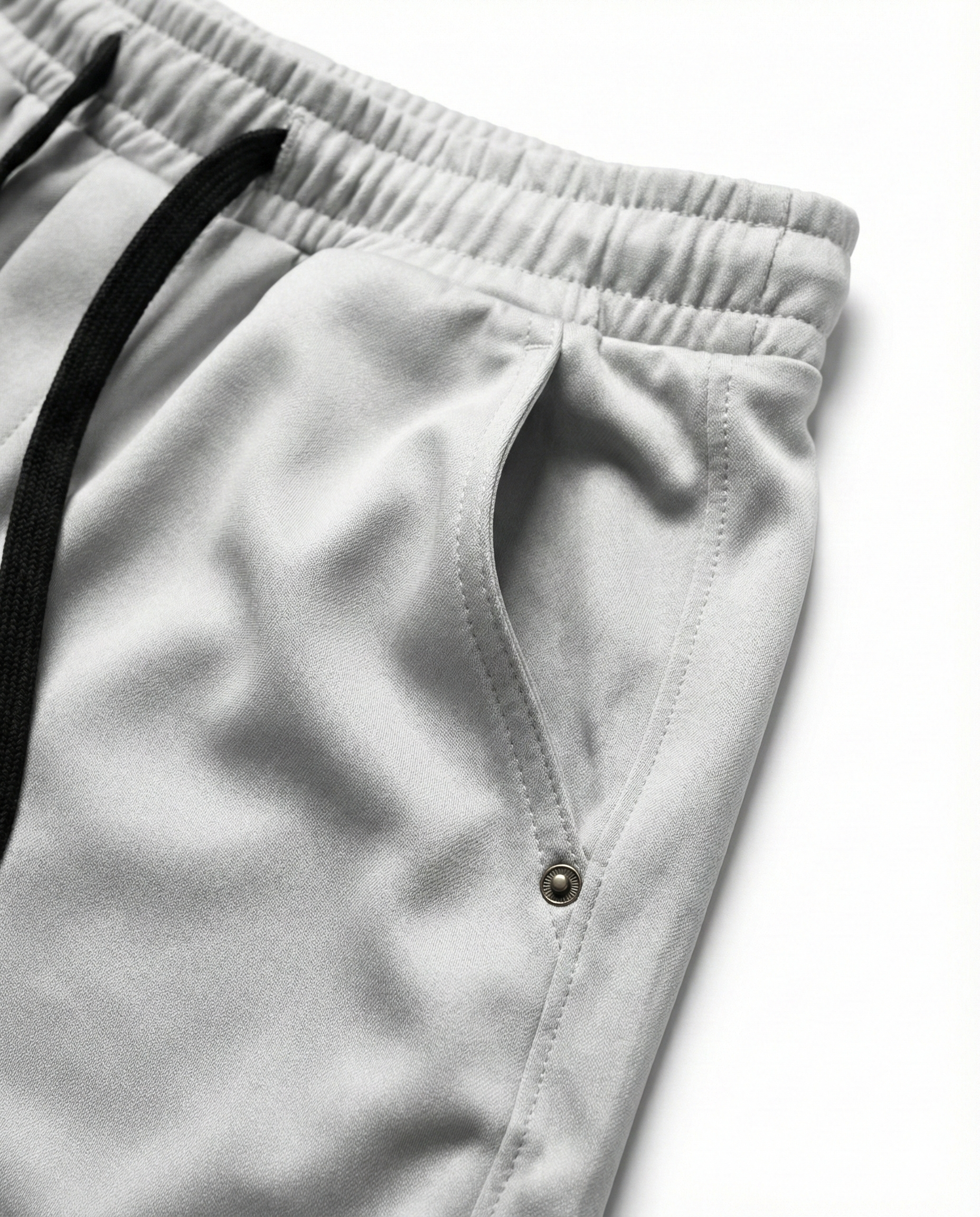 Urban Twill Cargo Jogger | Tapered Fit Utility Pants - Stone Grey