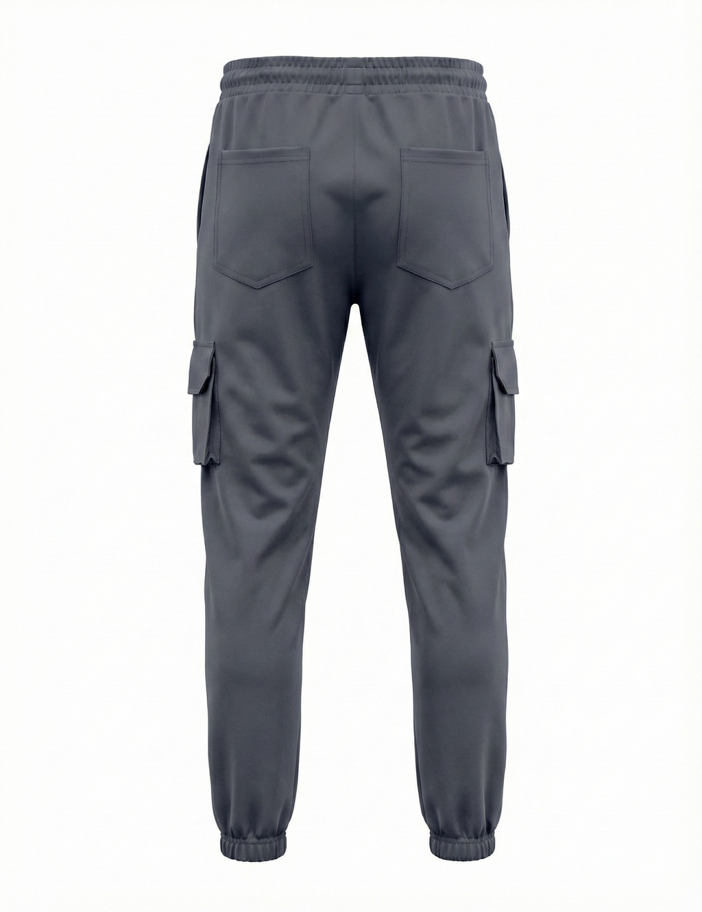Urban Twill Cargo Jogger | Tapered Fit Utility Pants - Charcoal Grey
