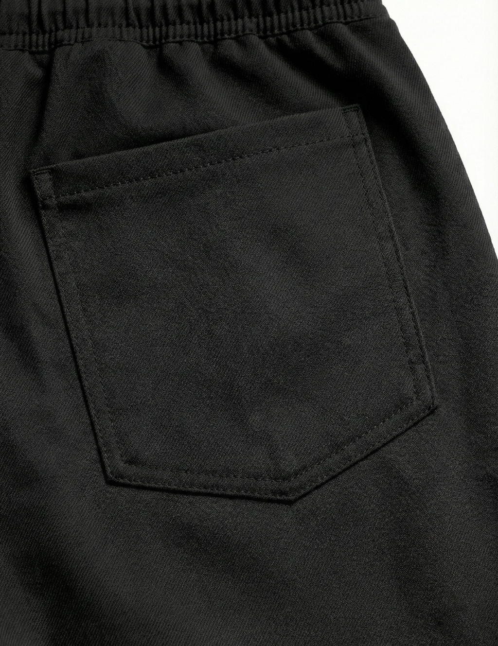 Urban Twill Cargo Jogger | Tapered Fit Utility Pants - Jet Black